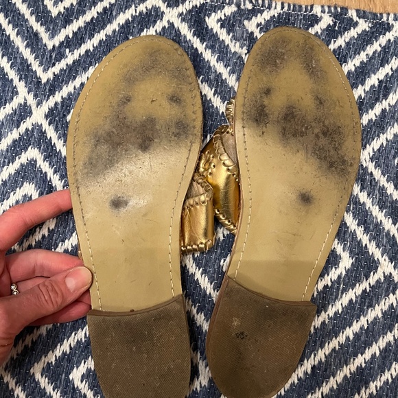 Like New! Jack Rogers Navajo Sandal Gold 11m - Picture 3 of 3